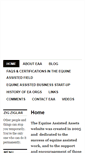 Mobile Screenshot of equineassistedassets.com