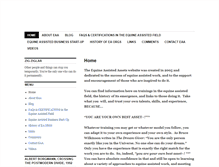 Tablet Screenshot of equineassistedassets.com